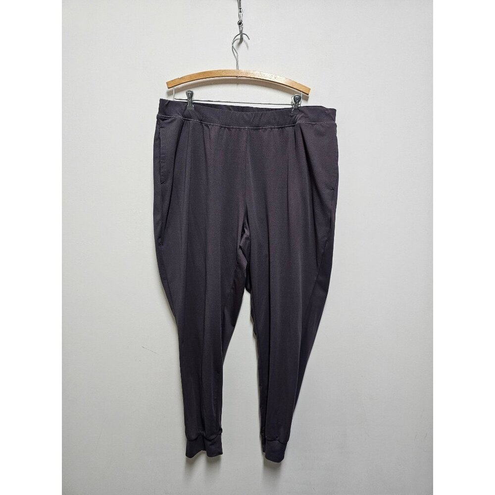 Fabletics Women's Pull On Elastic Waist Jogger Pants Size 2X Pockets Purple